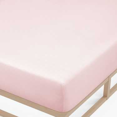 Castell lenzuolo fitted jersey rosa 90 x 190 - 100 x 200 cm confezione doppia