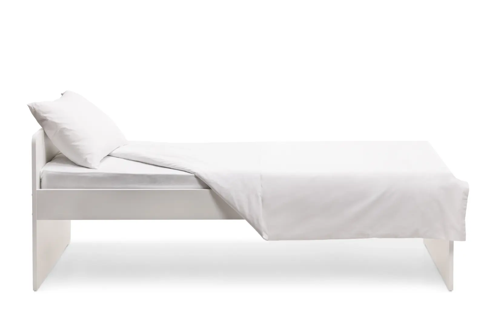 Einzelbett ohne Topper 90x200 cm – optimale Basis für zusätzliche Komfortverbesserung durch Matratzenauflage.