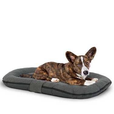 80 x 55 x 10 cm Petzzz dog cushion anthracite size M