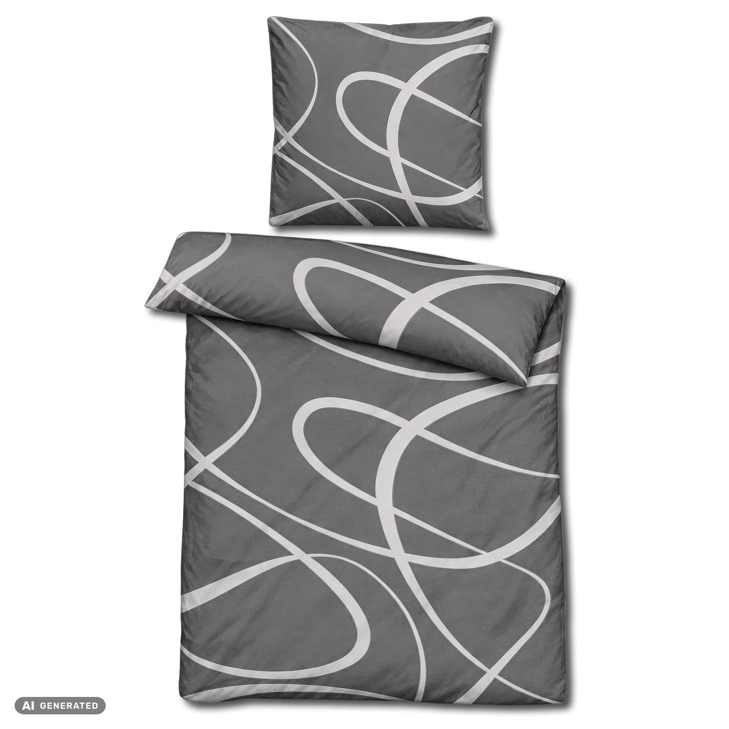 CloudComfort Renforcé Curly Bedding, 135 x 200 + 80 x 80 cm