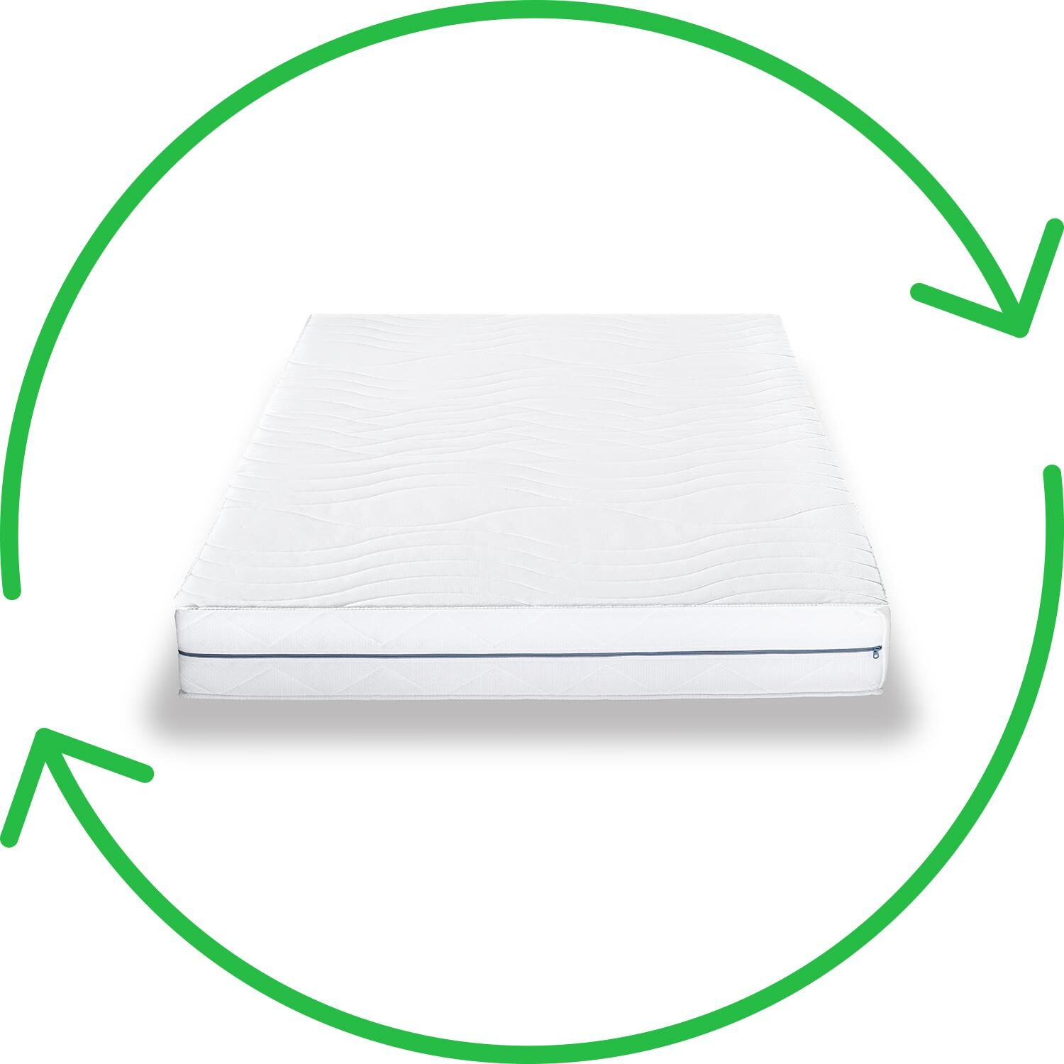 Online-Retoure Orthopädische Kaltschaummatratze Supportho Premium 160 x 200 cm, Höhe 18 cm, Härtegrad H2/H3