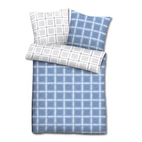Doppelpack Castell Baumwoll-Satin Bettwäsche 135 x 200 cm + 80 x 80 cm