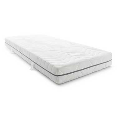 Saltea vâscoelastică cu 7 zone Sleezzz Smart 90 x 190 cm, înălțime 18 cm, nivel de fermitate H3 cu spumă cu memorie cu aer