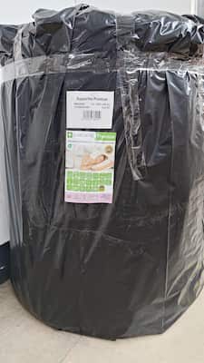 Ergonomische Kaltschaummatratze Supportho Premium 100 x 200 cm, Höhe 18 cm, Härtegrad H2/H3, Twin-Set