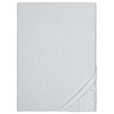 Spannbettlaken Winterflausch silbergrau 140 x 190 - 160 x 200 cm Doppelpack