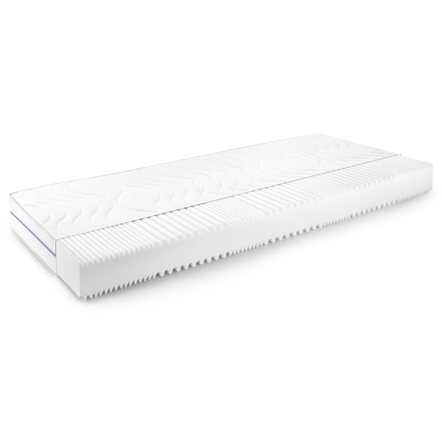 Ergonomic mattress 90x200 cm 7-zone Supportho Premium, height 18 cm, firmness level H2/H3 + CloudComfort Basic microfiber bed set 135 x 200 cm + 80 x 80 cm