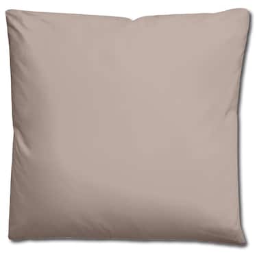 Sleezzz® Renforcé Wendebettwäsche beige/weiß 135 x 200 + 80 x 80 cm