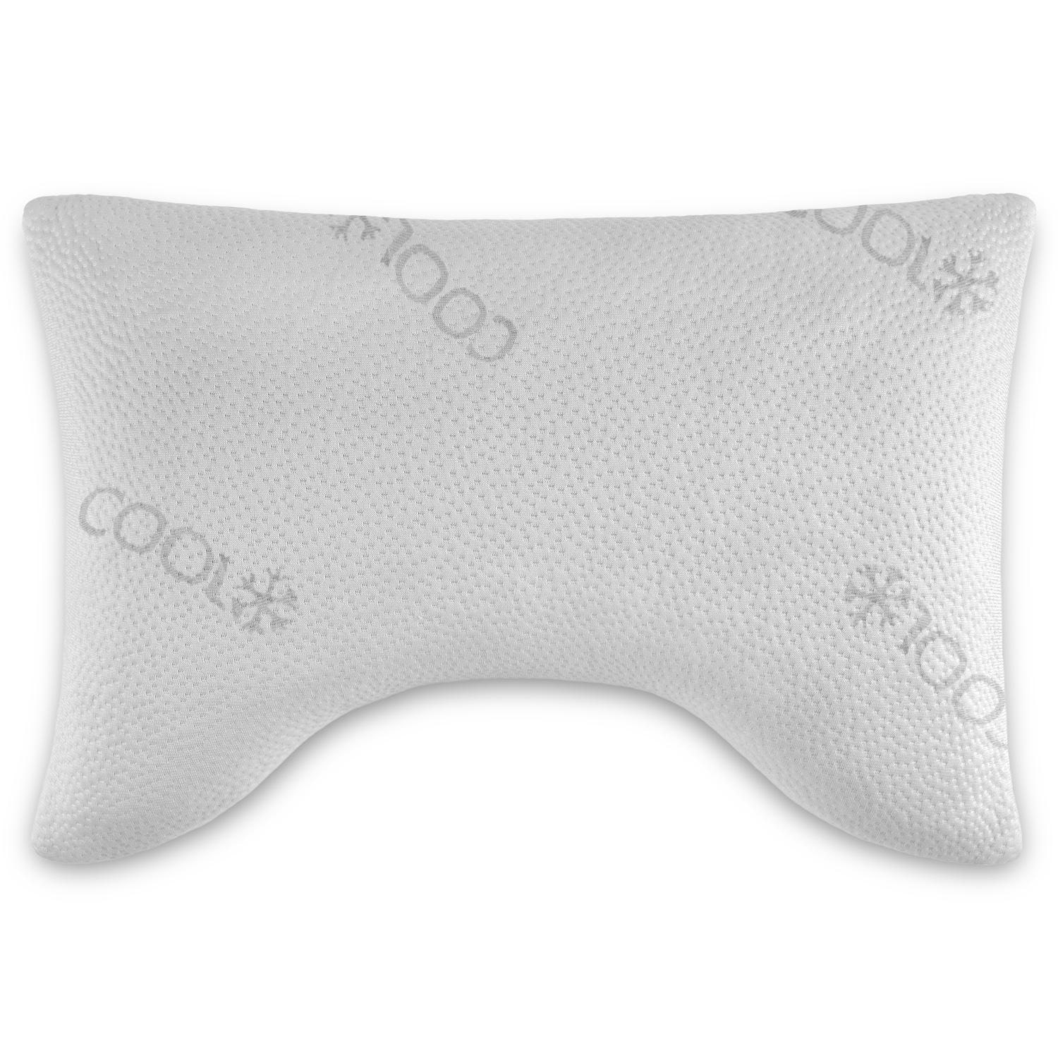 Sleezzz® Cool Gel-Schaum Kontur Nackenstützkissen 40 x 60 x 16 cm