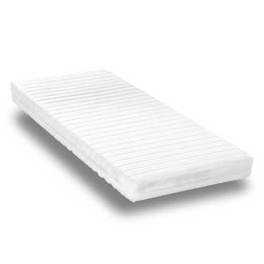 Cold foam mattress K16 90 x 190 cm, height 16 cm, firmness level H2/H3 + CloudComfort Basic gel-flake pillow 40 x 80 cm free of charge