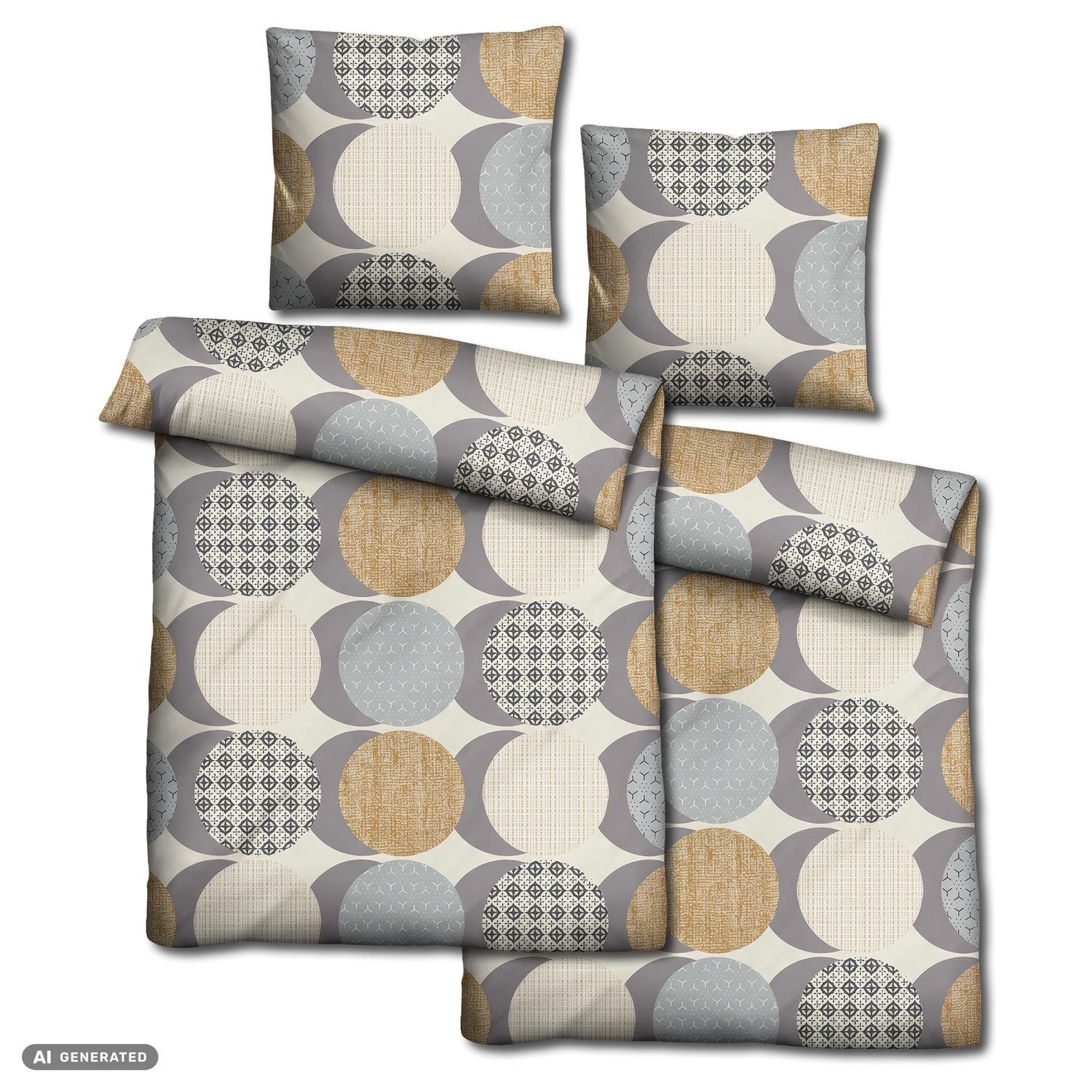 Dubbelpaket CloudComfort Basic mikrofiber-sängkläder rutigt 135 x 200 + 80 x 80 cm