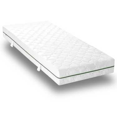 Online-Retoure 7 Zonen Taschenfederkernmatratze Sleezzz Smart 80 x 200 cm, Höhe 21 cm, Härtegrad H2/H3