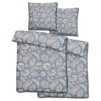 Doppelpack CloudComfort Basic Mikrofaser Bettwäsche paisley 155 x 220 + 80 x 80 cm