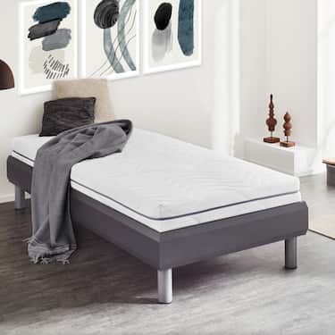 7-zone viscoelastic mattress Sleezzz Smart 80 x 200 cm, height 18 cm, firmness level H2+H3 with air memory foam