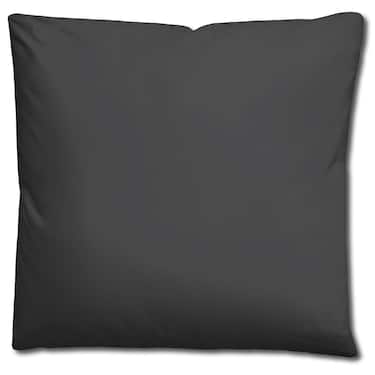 Sleezzz® Renforcé Wendebettwäsche dunkelgrau/weiß 135 x 200 + 80 x 80 cm