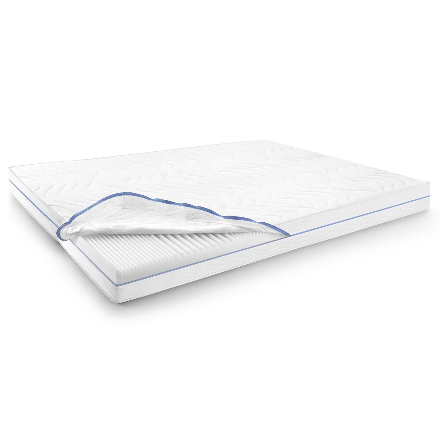 Ergonomic mattress 140x200 cm 7-zone Supportho Premium, height 18 cm, firmness level H2/H3 + CloudComfort Basic microfiber bed set 135 x 200 cm + 80 x 80 cm
