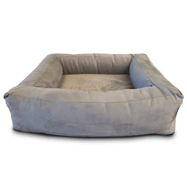 Petzzz εργονομικό κρεβάτι για γάτες και σκύλους Ortho S 75 x 65 x 22 cm με αφαιρούμενο εσωτερικό μαξιλάρι με καλοκαιρινή και χειμερινή πλευρά