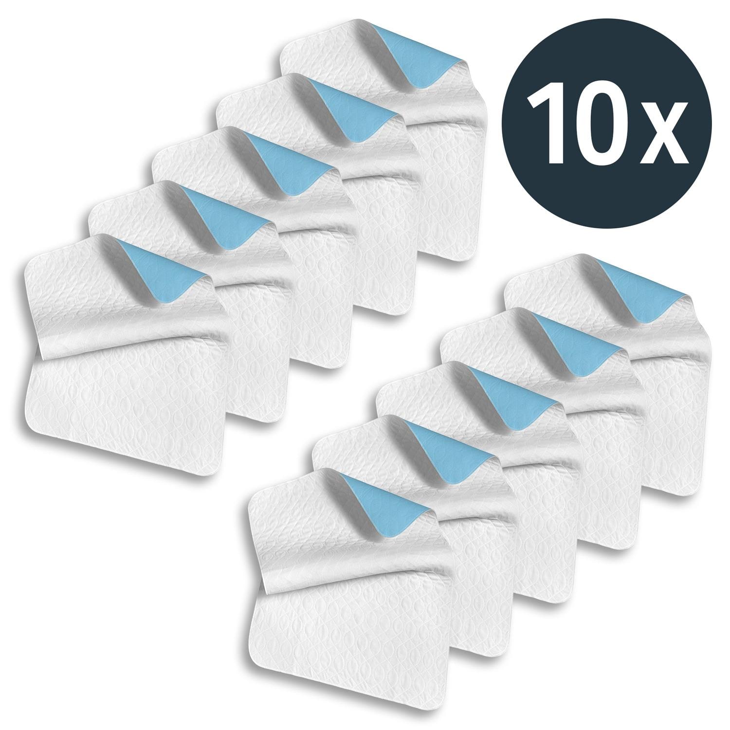 Sett med 10 Sleezzz® Vital vanntette, absorberende overmadrasser
