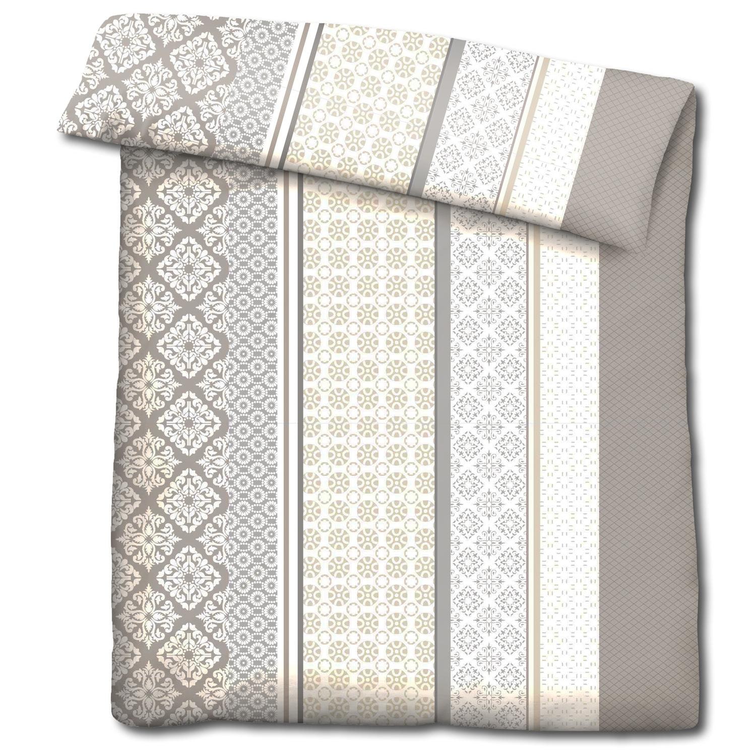 CloudComfort Basic microfiber bed linen beige 135 x 200 + 80 x 80 cm
