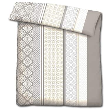 CloudComfort Basic Mikrofaser Bettwäsche beige 135 x 200 + 80 x 80 cm