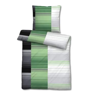 Pacote duplo de roupa de cama em microfibra seersucker 155 x 220 + 80 x 80 cm