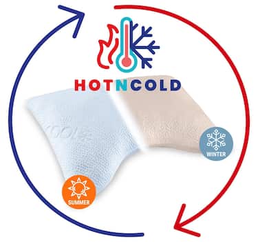 Sleezzz® Cool Gel-Schaum Kontur Nackenstützkissen 40 x 60 x 16 cm