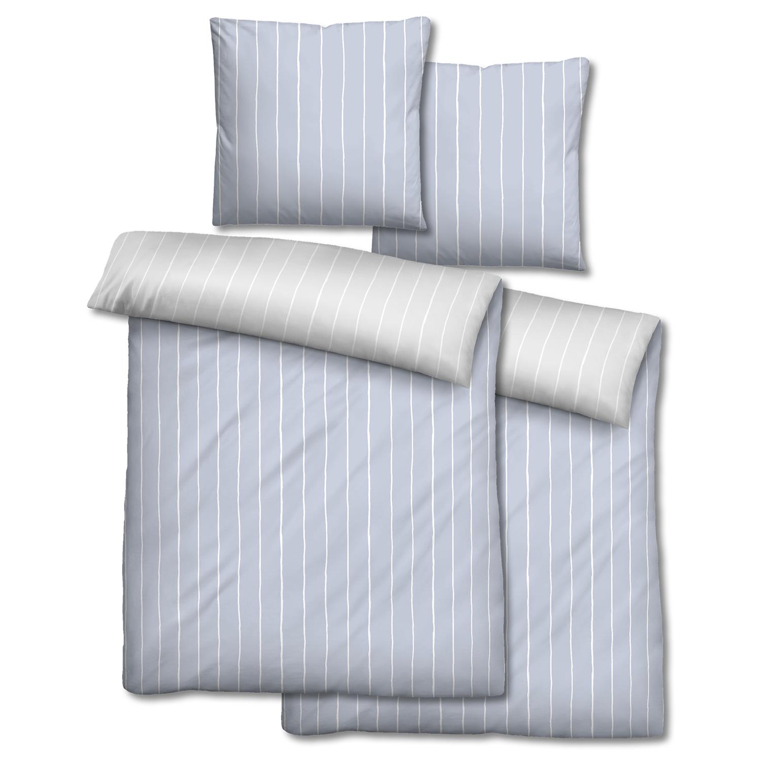 Double pack Castell cotton satin bed linen 135 x 200 cm + 80 x 80 cm