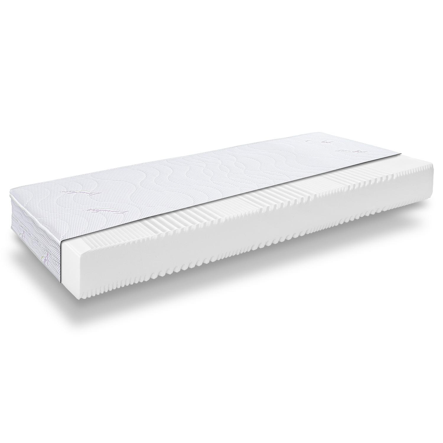 Ergonomic cold foam mattress Supportho Lavender 90 x 200 cm, height 18 cm, firmness level H2/H3