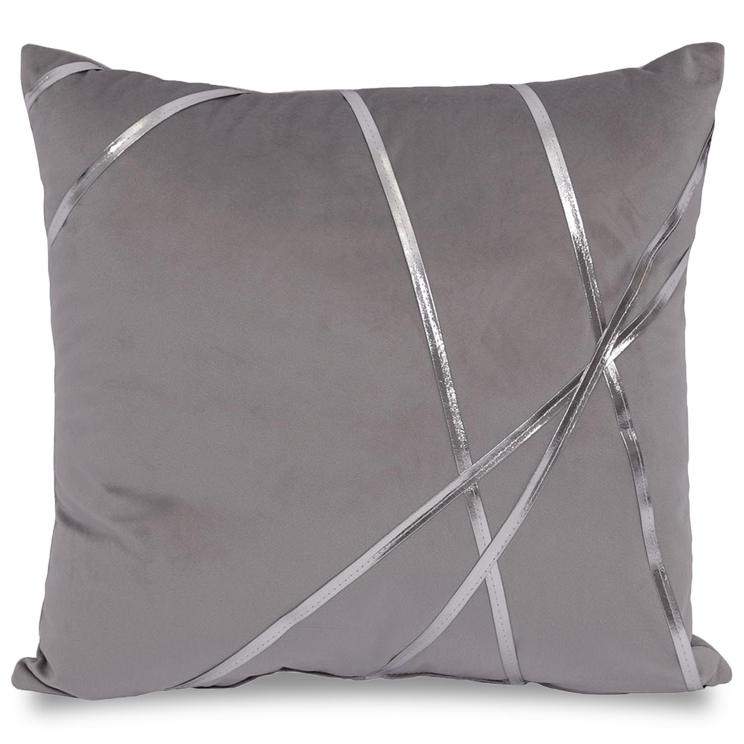 Decorative cushion moon silver 45 x 45 cm