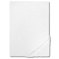 Castell Spannbettlaken Microfaser Interlock-Jersey weiß 90 x 190 - 100 x 200 cm