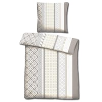 CloudComfort Basic Mikrofaser Bettwäsche beige 155 x 220 + 80 x 80 cm