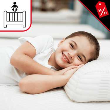 Comfort foam mattress K10 mattress 90x200 cm + CloudComfort Basic microfiber pillow 40x80 cm