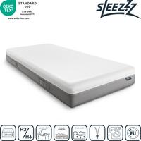 Sleezzz Premium viskoelastiskais matracis 90 x 200 cm, augstums 20 cm, cietības pakāpe H2/H3, ar abpusējiem rokturiem