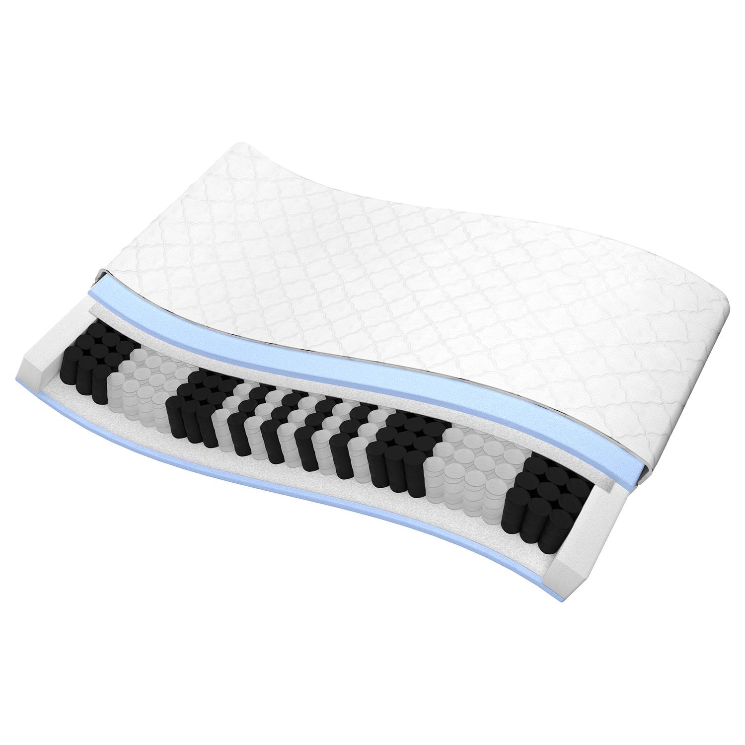 Aufbau und Schichten – Taschenfederkernmatratze Sleezzz® Smart T21 160 x 200 cm H2/H3