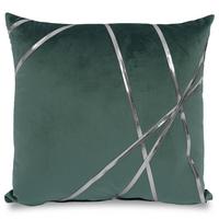 Decorative cushion emerald green 45 x 45 cm