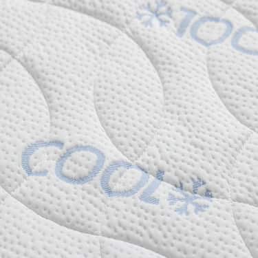 Cold foam topper CloudComfort Cool 180 x 200 cm H2/H3, height 7 cm, firmness level H2/H3, 7-zone topper with summer and winter side