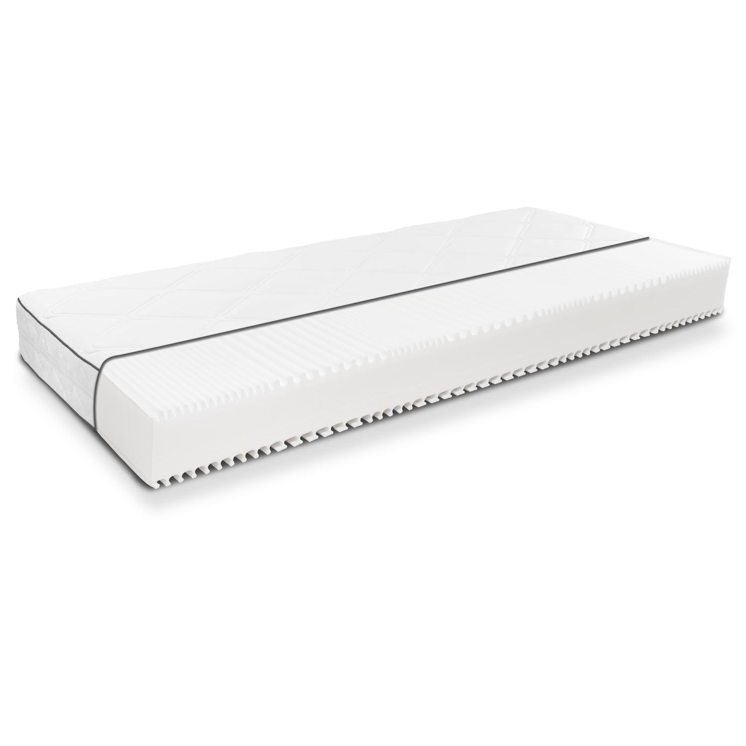 7-zone Sleezzz Superior mattress 90 x 200 cm, height 21 cm, firmness level H3/H4 + mattress topper / mattress topper 90 x 200 cm