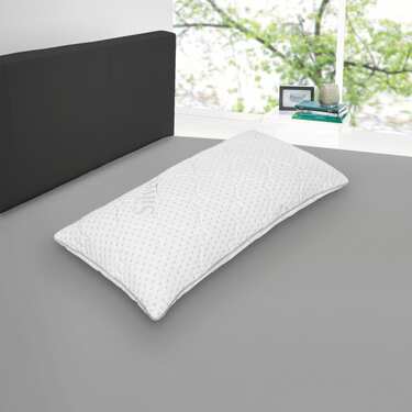 Matelas ergonomique en mousse haute résilience Supportho Premium 80 x 200 cm, hauteur 18 cm, degré de fermeté H2/H3 + Oreiller Supportho viscoélastique confort 40 x 80 cm