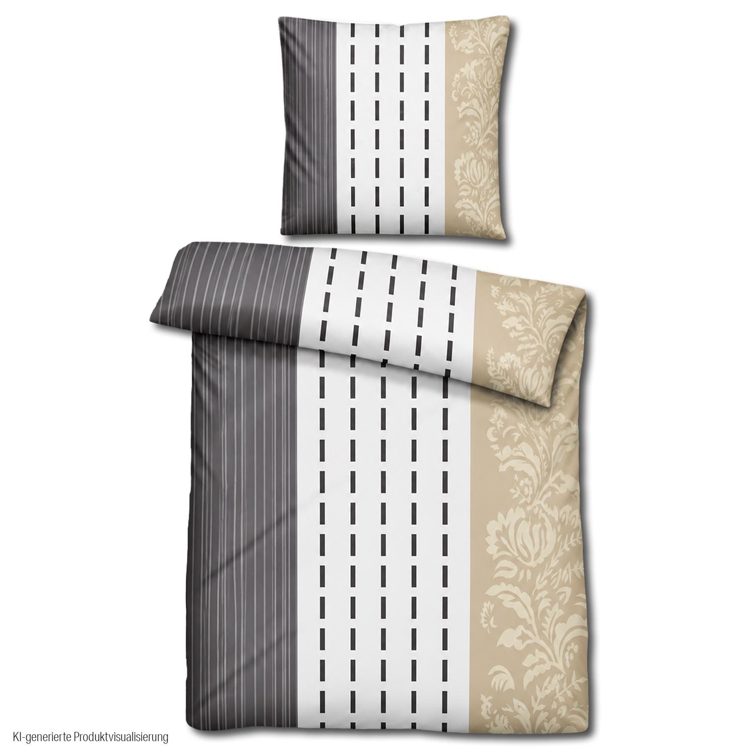 Set di biancheria da letto Cloud Comfort in raso di Mako, 135 x 200 cm + 80 x 80 cm