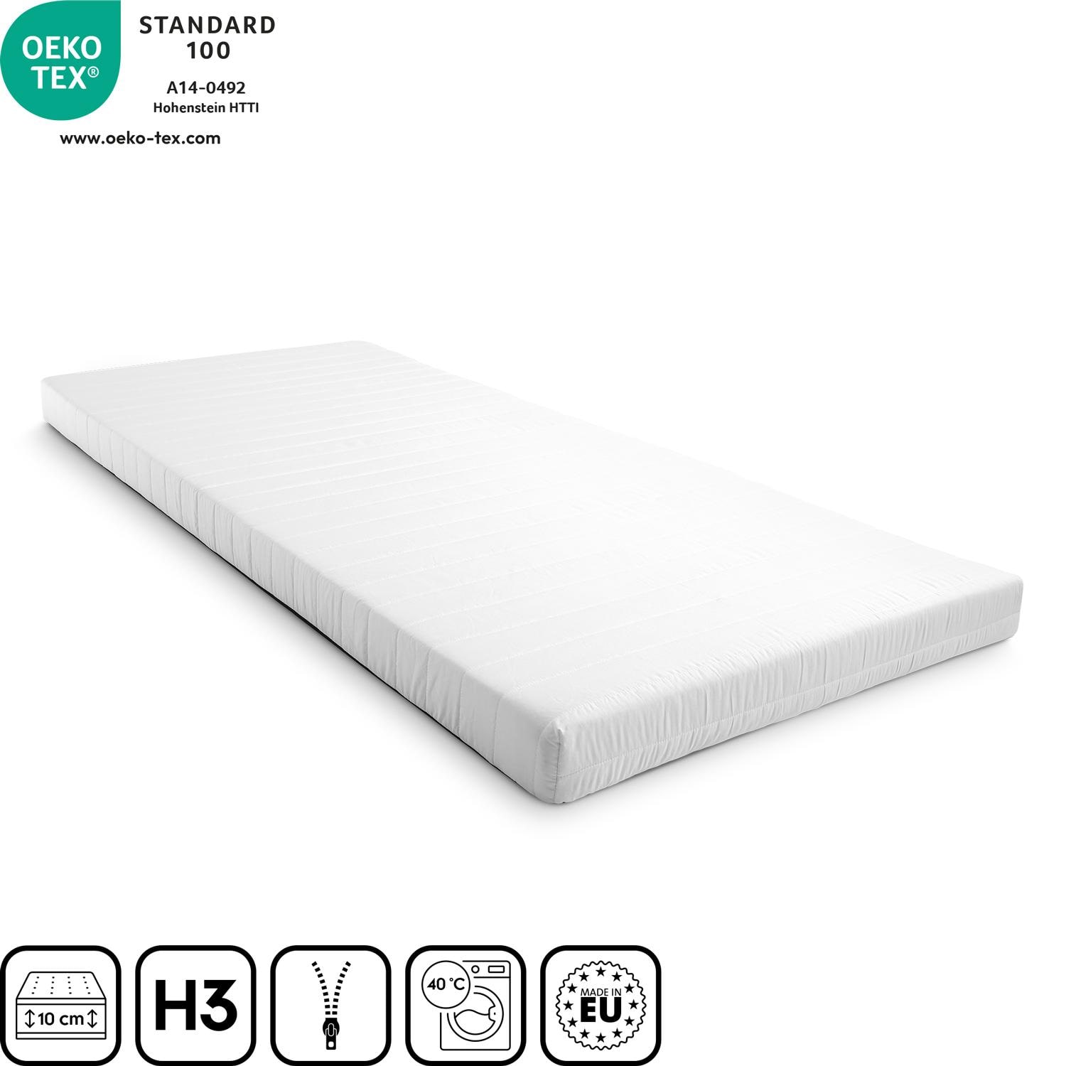Features as icons – K10 Mattress / Topper 90 x 200 cm H3