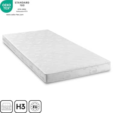 90 x 200 cm comfort foam mattress / topper Dream, height 11 cm, firmness level H3