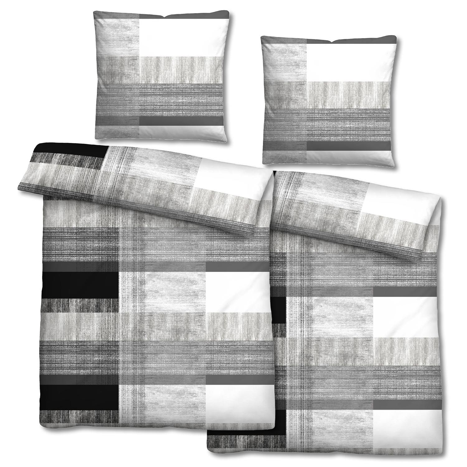 Confezione doppia di biancheria da letto in microfibra 135 x 200 + 80 x 80 cm