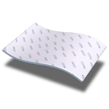 Topper ze studené pěny CloudComfort Cool 140 x 200 cm H2/H3, výška 7 cm, stupeň tuhosti H2/H3, 7zónový topper s letní a zimní stranou