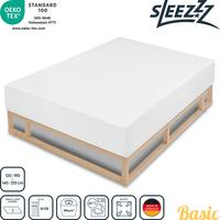 Sleezzz Basic stretch molton fitted sheet 120/190 - 140/210 cm