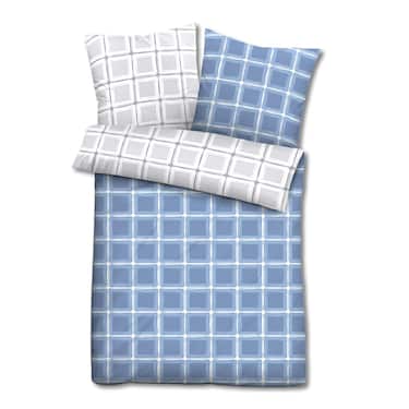 Doppelpack Castell Baumwoll-Satin Bettwäsche 135 x 200 cm + 80 x 80 cm