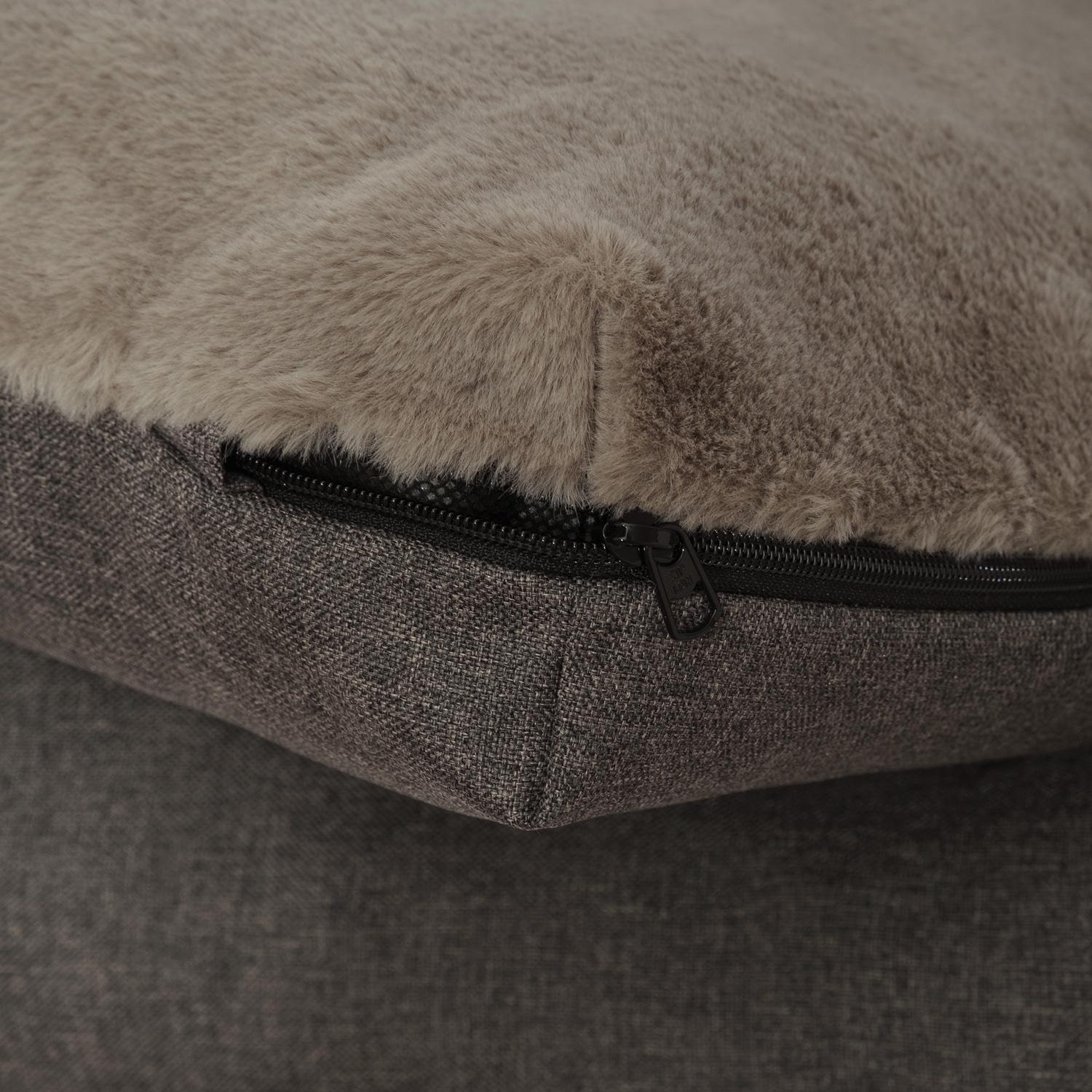 Features as icons – Petzzz ergonomic dog bed Lucky L 100 x 70 x 27 cm