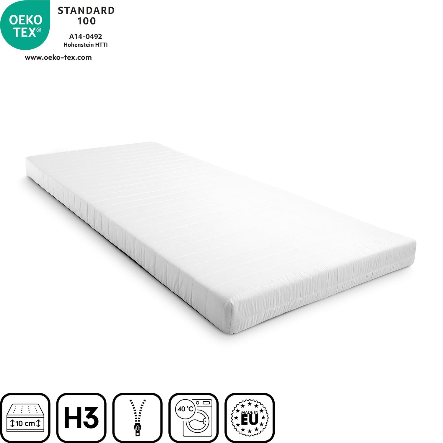 Features as icons – K10 Mattress / Topper 80 x 200 cm H3