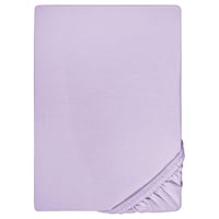 Fitted sheet microfiber interlock jersey lilac 90 x 190 - 100 x 200 cm