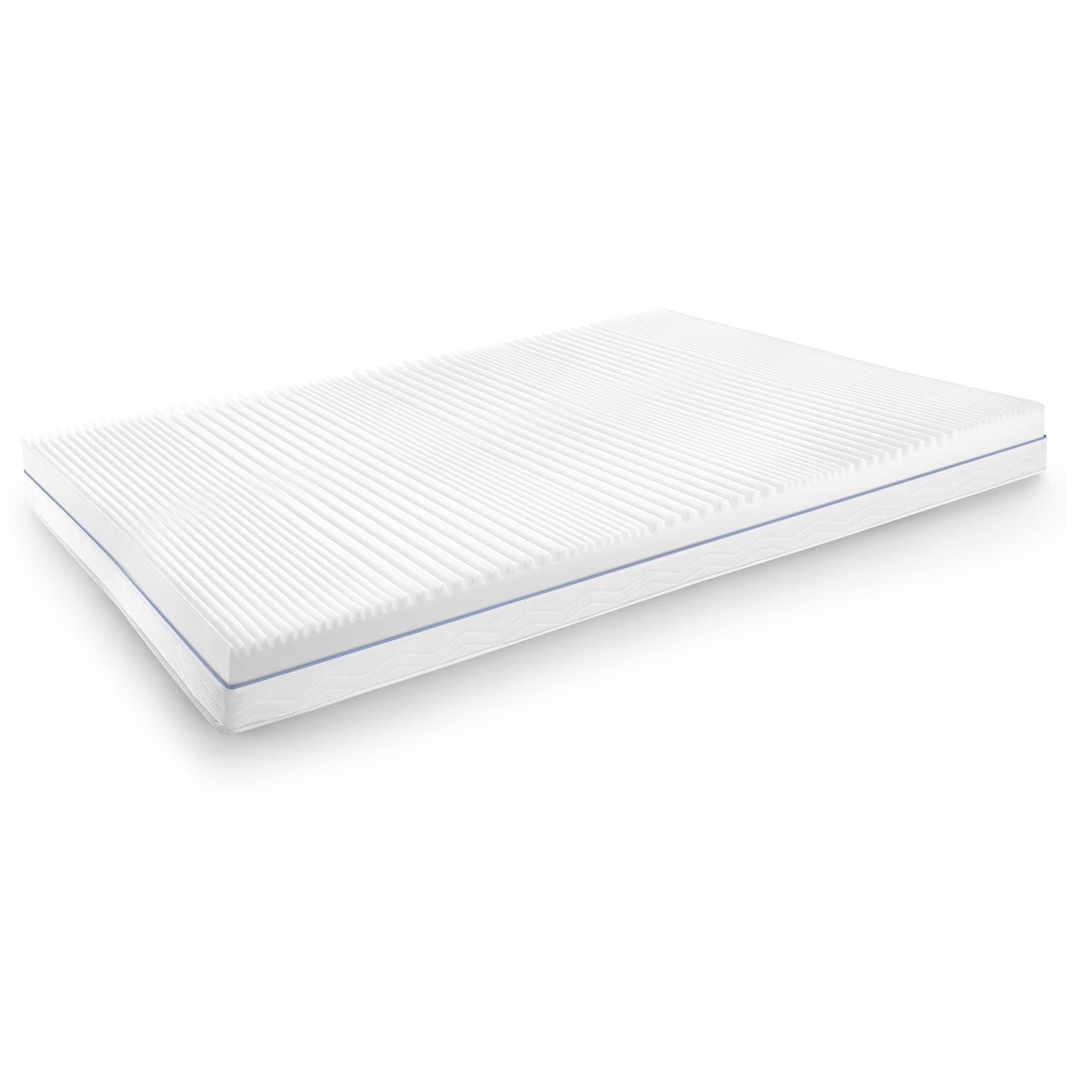 Ergonomic mattress 140x200 cm 7-zone Supportho Premium, height 18 cm, firmness level H2/H3 + CloudComfort Basic microfiber bed set 135 x 200 cm + 80 x 80 cm