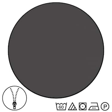 Doppelpack  Sleezzz® Renforcé Wendebettwäsche dunkelgrau/weiß 135 x 200 + 80 x 80 cm