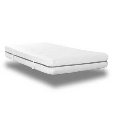 Matelas viscoélastique 7 zones Sleezzz Smart 90 x 200 cm, hauteur 18 cm, degré de fermeté H3 avec mousse à mémoire de forme Air